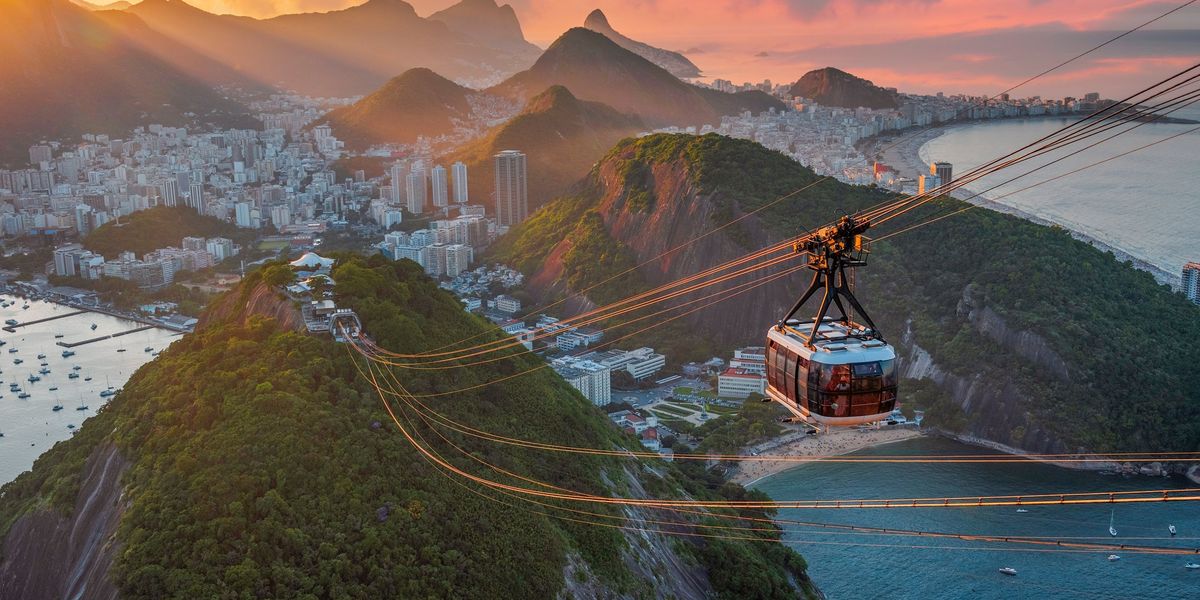 A Cukorsüveg-hegy felvonója, Rio de Janeiro