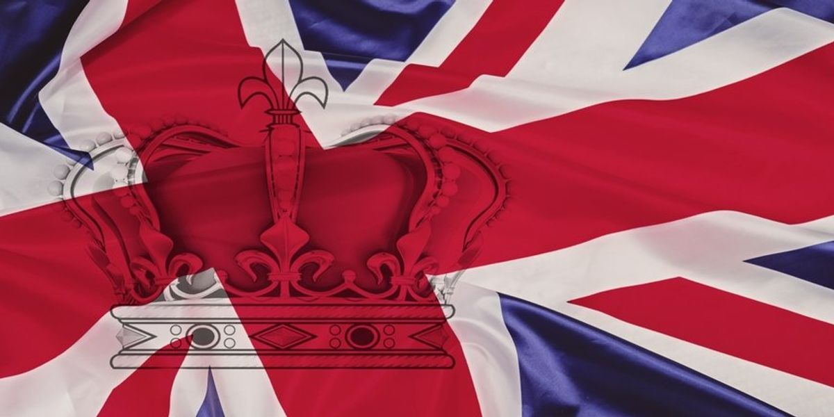 brit zászló korona