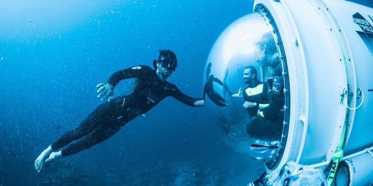 Egy levegővel a víz alatt – a föld körül ​