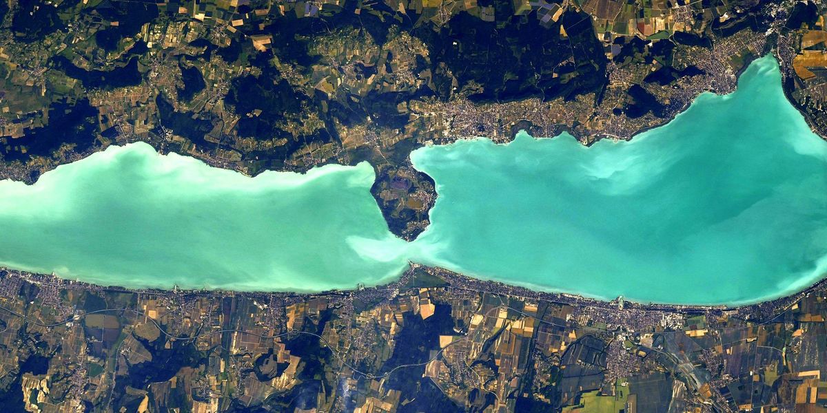 Ilyen a smaragdzöld Balaton a Nemzetközi Űrállomásról