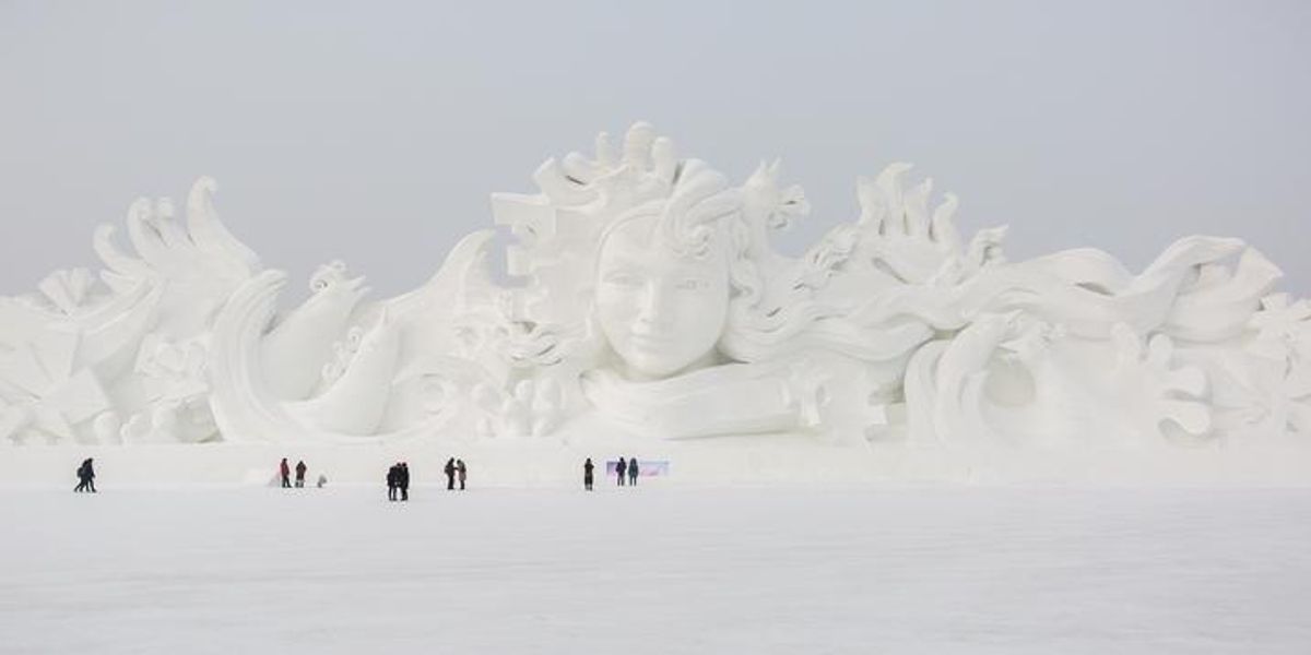 A harbini hó- és jégszobor kiállítás elképesztő alkotásai