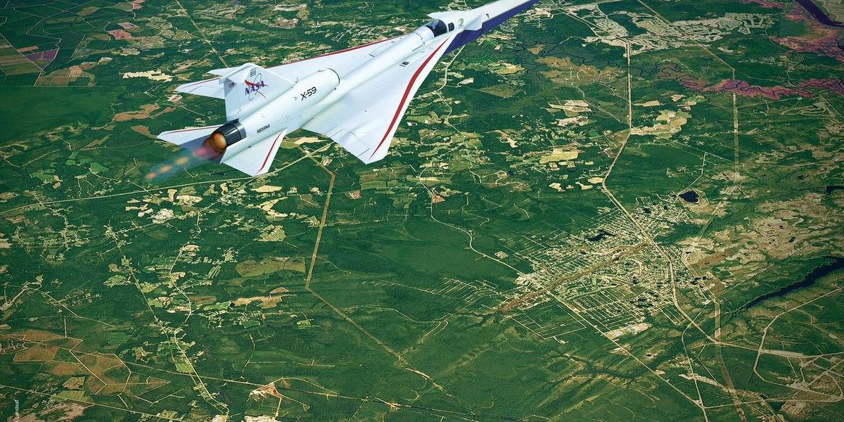 NASA, X-59, szuperszonikus repülőgép