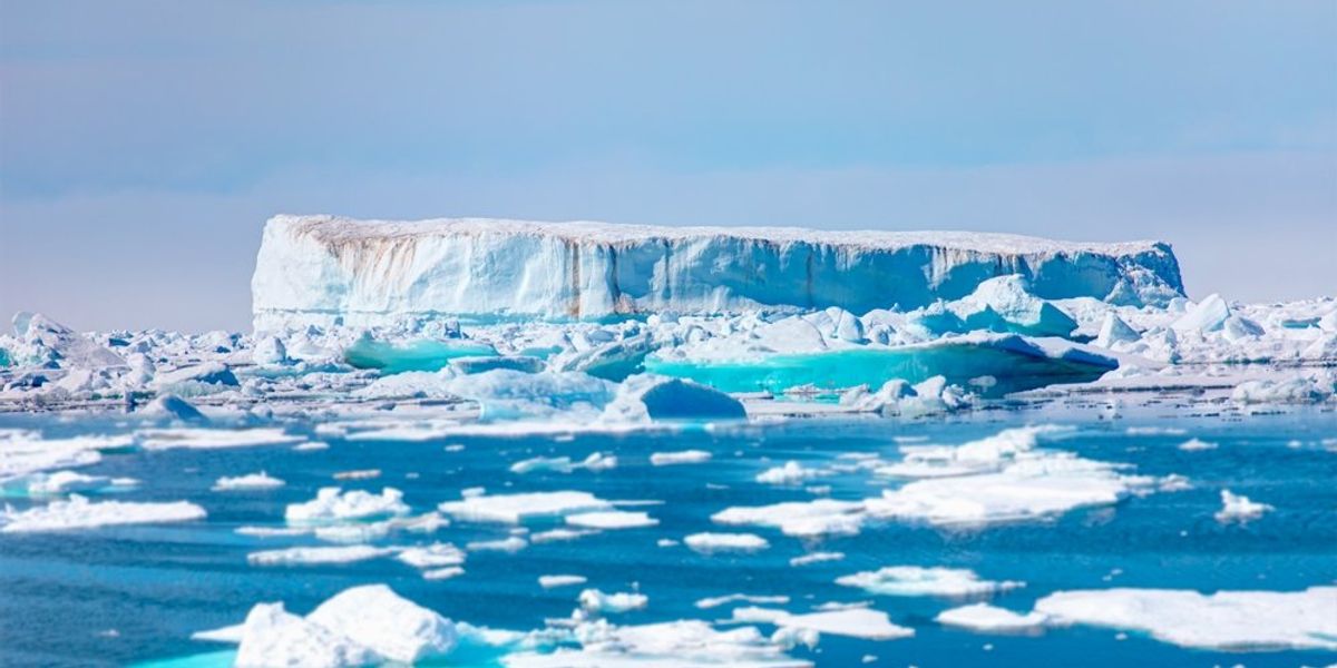 olvadó gleccser Grönlandon